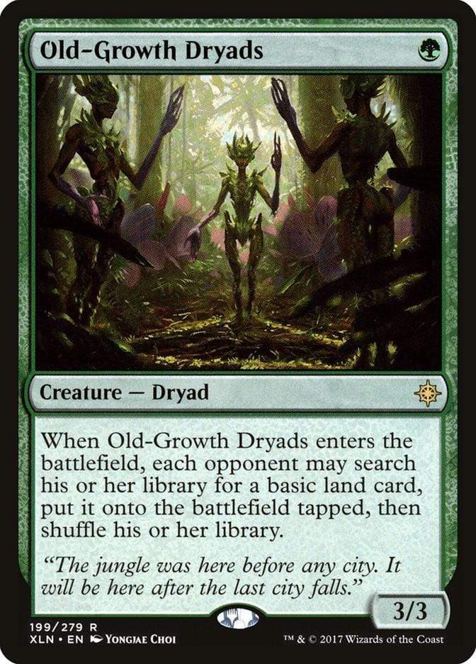 Magic: The Gathering MTG Single Old-Growth Dryads [Ixalan]