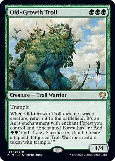 Magic: The Gathering MTG Single Old-Growth Troll [Kaldheim Promo Pack]