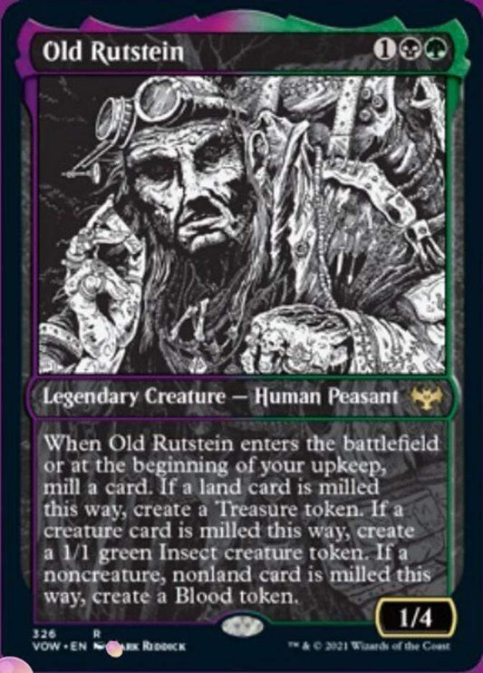 Magic: The Gathering MTG Single Old Rutstein (Showcase Eternal Night) [Innistrad: Crimson Vow]