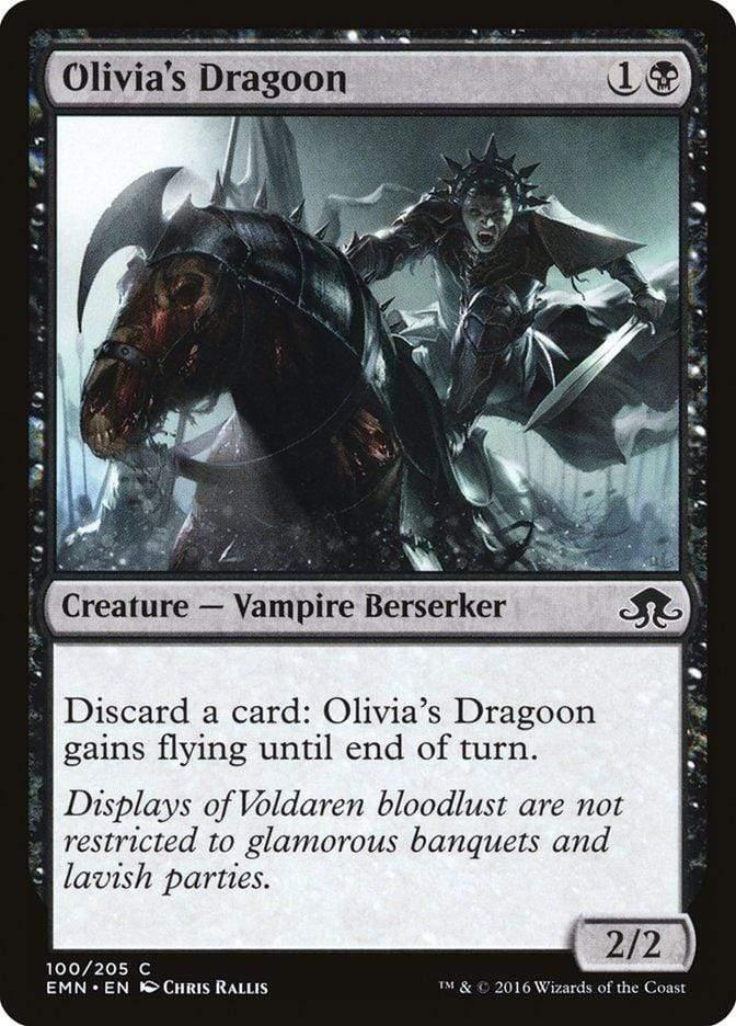 Magic: The Gathering MTG Single Olivia's Dragoon [Eldritch Moon]