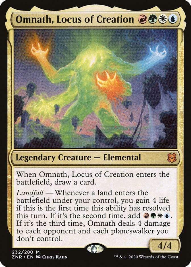 Magic: The Gathering MTG Single Omnath, Locus of Creation [Zendikar Rising]