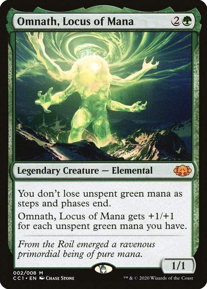 Magic: The Gathering MTG Single Omnath, Locus of Mana [Commander Collection Green]