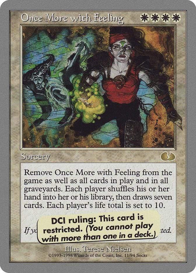 Magic: The Gathering MTG Single Once More with Feeling [Unglued]