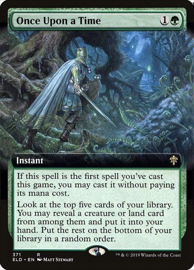 Magic: The Gathering MTG Single Once Upon a Time (Extended) [Throne of Eldraine]