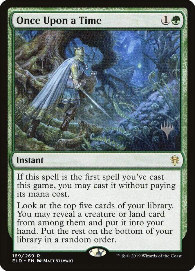 Magic: The Gathering MTG Single Once Upon a Time (Promo Pack) [Throne of Eldraine Promos]