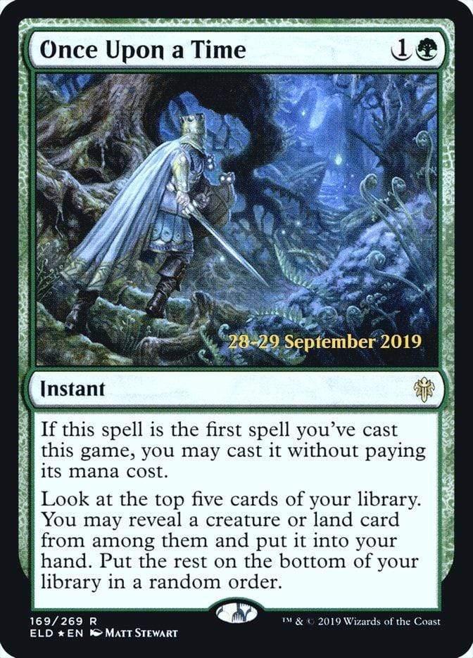 Magic: The Gathering MTG Single Once Upon a Time  [Throne of Eldraine Prerelease Promos]