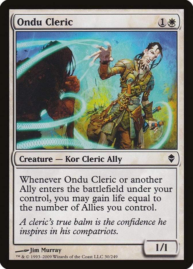 Magic: The Gathering MTG Single Ondu Cleric [Zendikar]