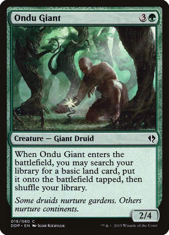 Magic: The Gathering MTG Single Ondu Giant [Duel Decks: Zendikar vs. Eldrazi]