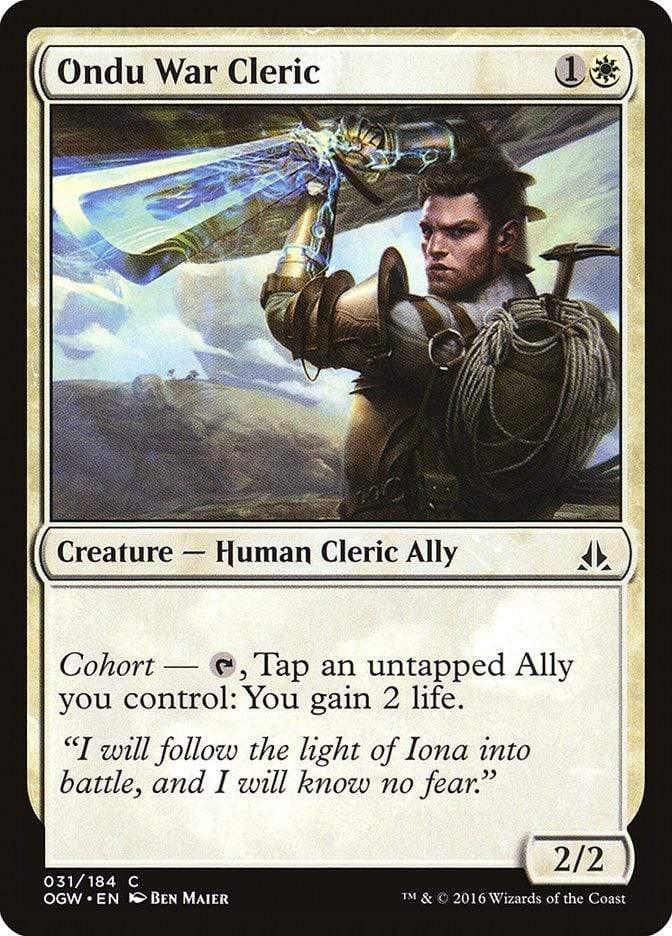 Magic: The Gathering MTG Single Ondu War Cleric [Oath of the Gatewatch]