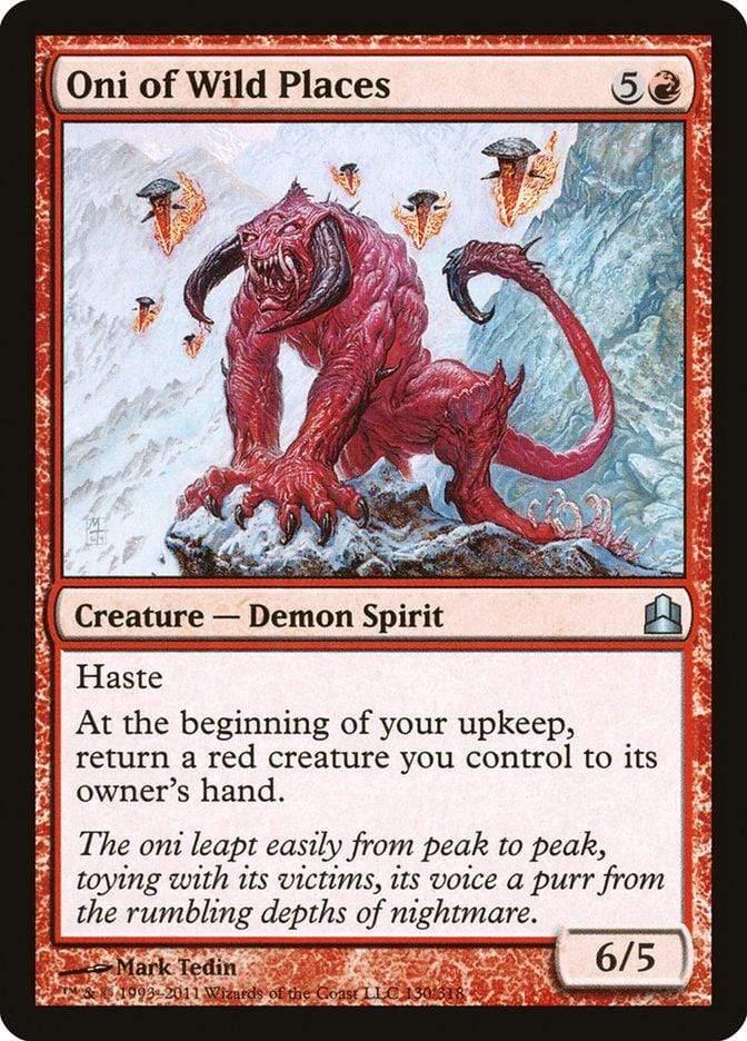 Magic: The Gathering MTG Single Oni of Wild Places [Commander 2011]