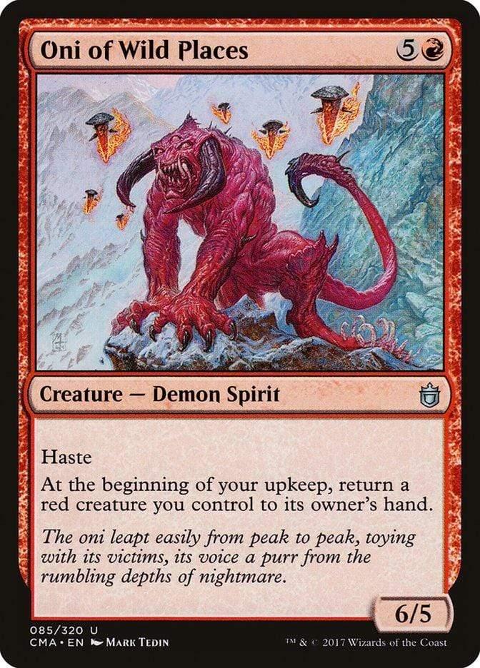 Magic: The Gathering MTG Single Oni of Wild Places [Commander Anthology]