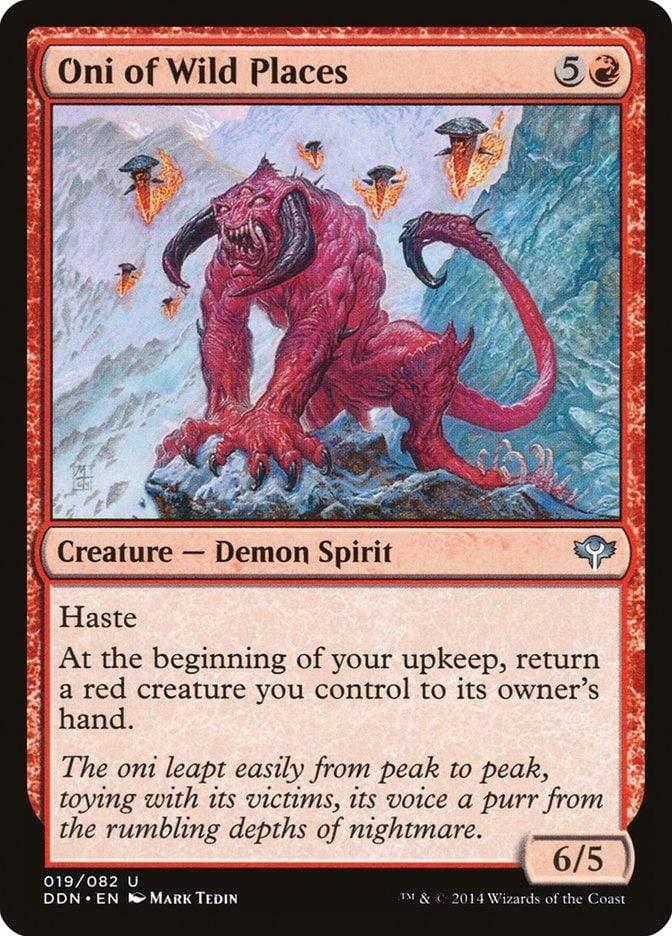 Magic: The Gathering MTG Single Oni of Wild Places [Duel Decks: Speed vs. Cunning]