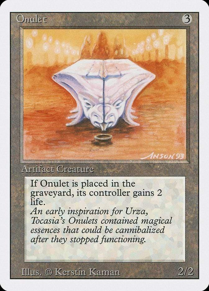 Magic: The Gathering MTG Single Onulet [Revised Edition]