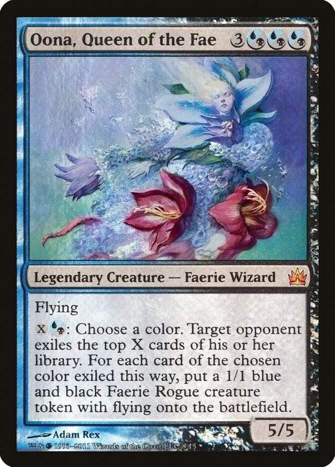 Magic: The Gathering MTG Single Oona, Queen of the Fae [From the Vault: Legends]