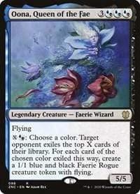 Magic: The Gathering MTG Single Oona, Queen of the Fae [Zendikar Rising Commander]