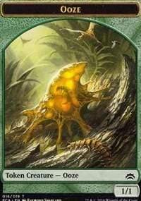 Magic: The Gathering MTG Single Ooze Double-sided Token [Planechase Anthology]