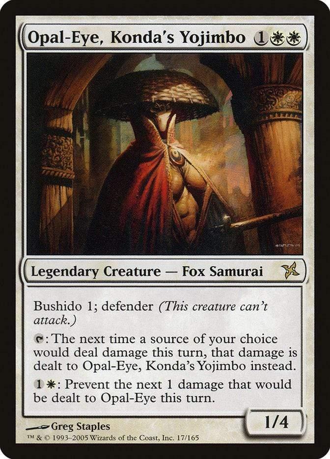 Magic: The Gathering MTG Single Opal-Eye, Konda's Yojimbo [Betrayers of Kamigawa]