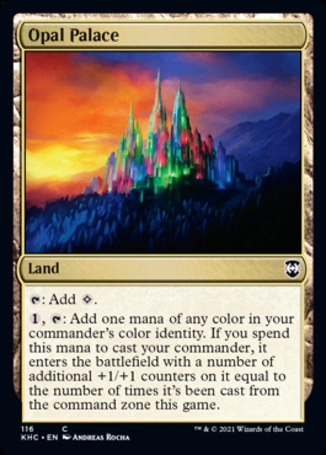 Magic: The Gathering MTG Single Opal Palace [Kaldheim Commander]