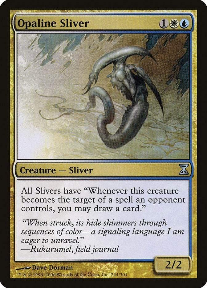 Magic: The Gathering MTG Single Opaline Sliver [Time Spiral]