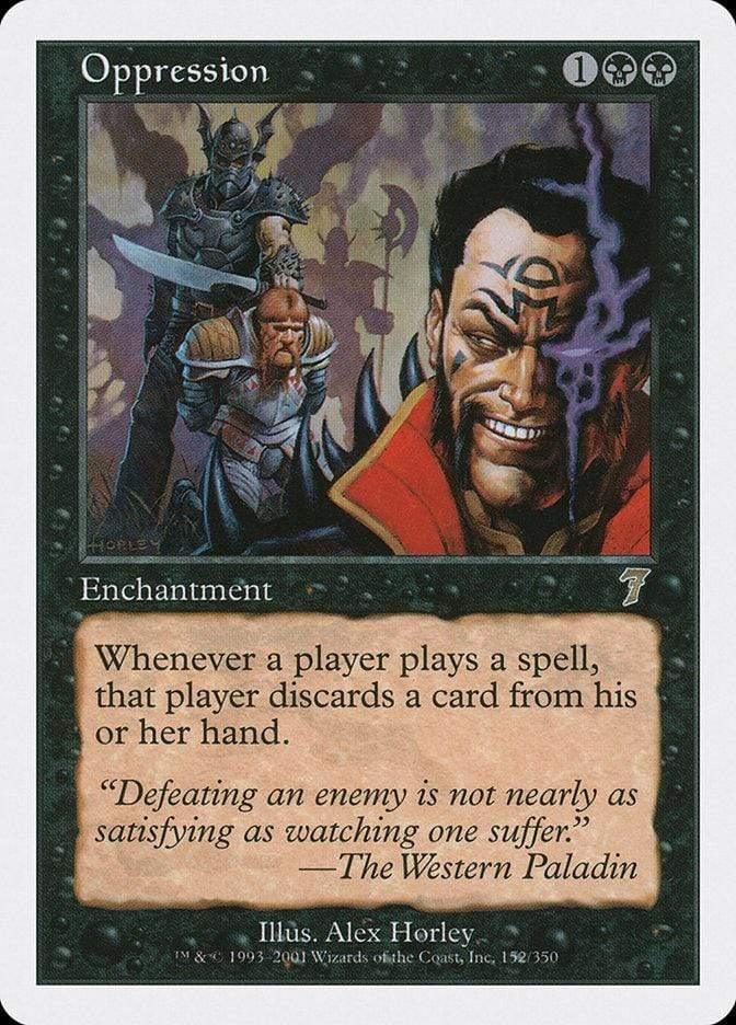 Magic: The Gathering MTG Single Oppression [Seventh Edition]