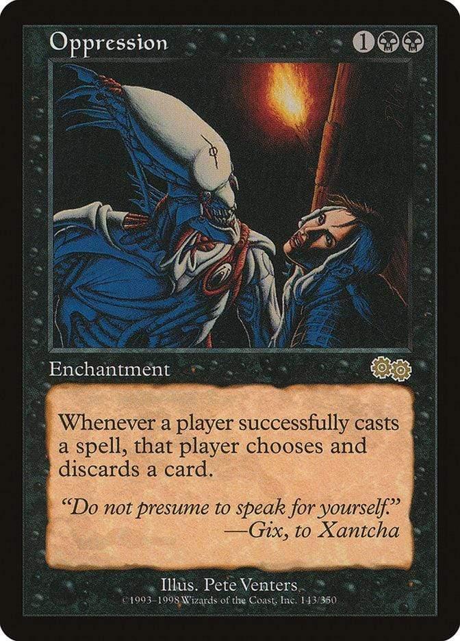 Magic: The Gathering MTG Single Oppression [Urza's Saga]