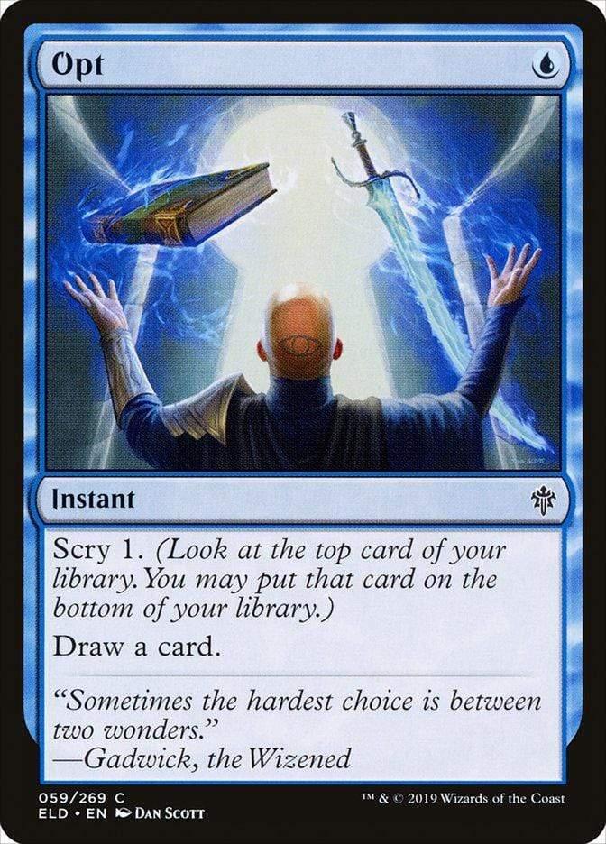Magic: The Gathering MTG Single Opt [Throne of Eldraine]