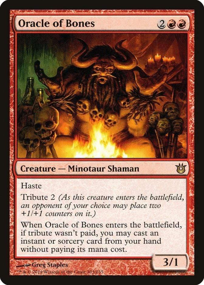 Magic: The Gathering MTG Single Oracle of Bones [Born of the Gods]