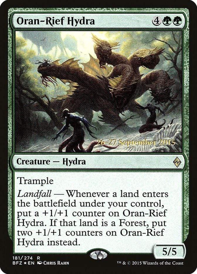 Magic: The Gathering MTG Single Oran-Rief Hydra  [Battle for Zendikar Prerelease Promos]