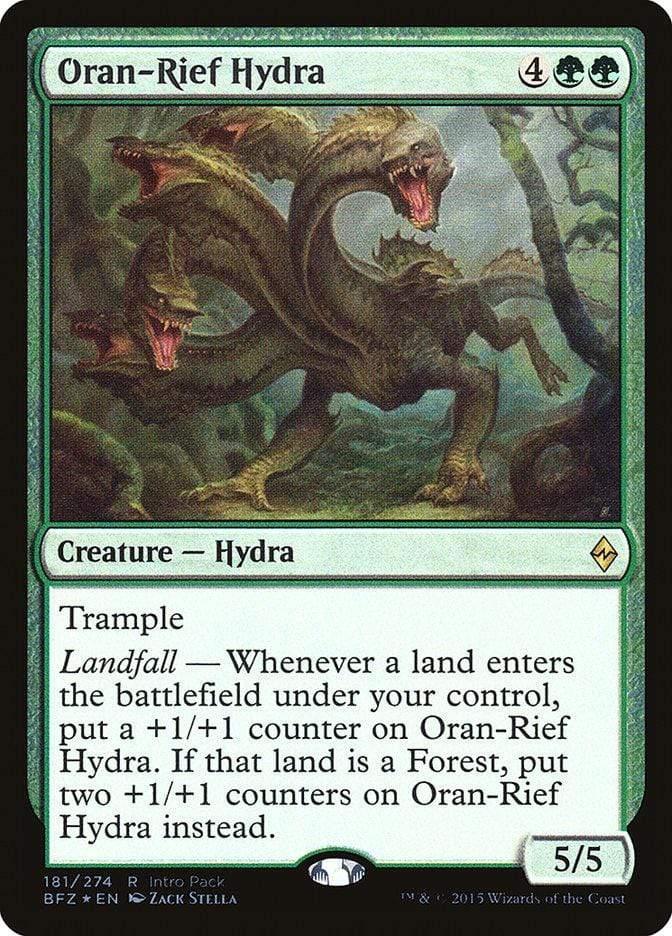 Magic: The Gathering MTG Single Oran-Rief Hydra (Intro Pack) [Battle for Zendikar Promos]