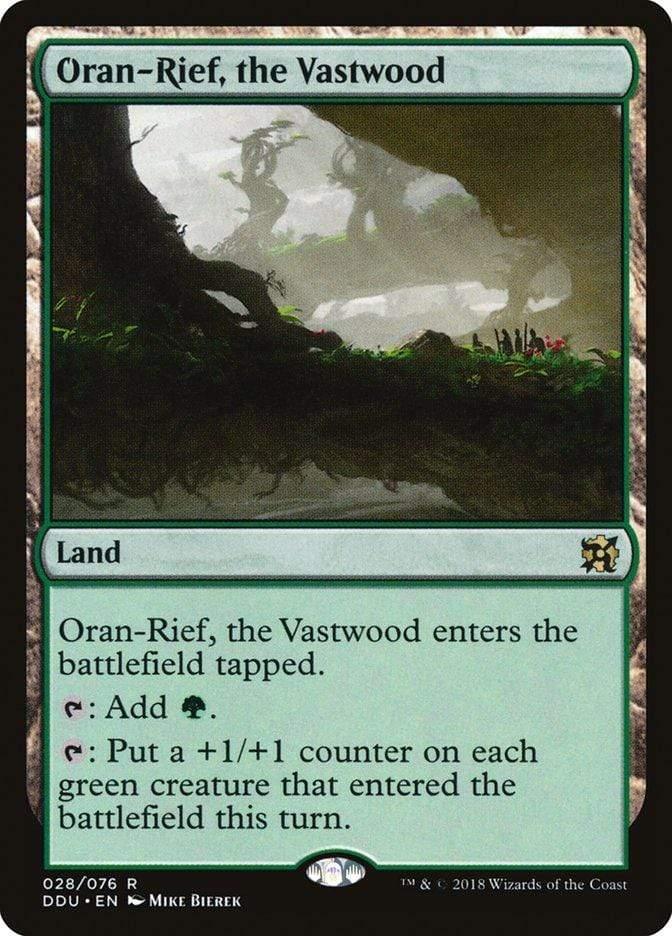 Magic: The Gathering MTG Single Oran-Rief, the Vastwood [Duel Decks: Elves vs. Inventors]