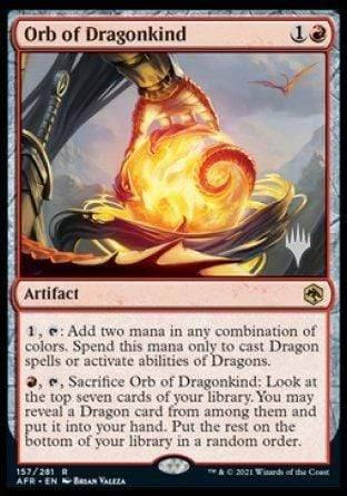 Magic: The Gathering MTG Single Orb of Dragonkind (Promo Pack) [Dungeons & Dragons: Adventures in the Forgotten Realms Promos]