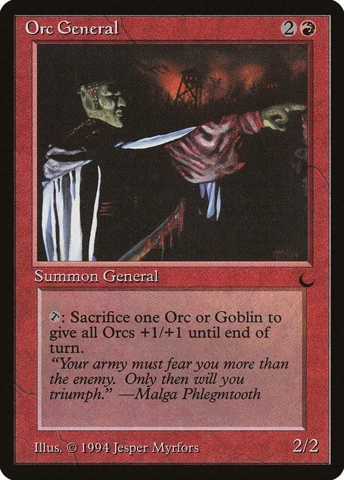 Magic: The Gathering MTG Single Orc General [The Dark]