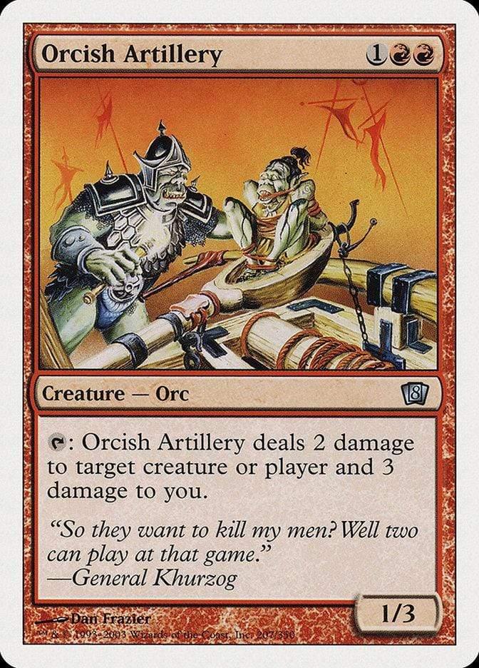 Magic: The Gathering MTG Single Orcish Artillery [Eighth Edition]