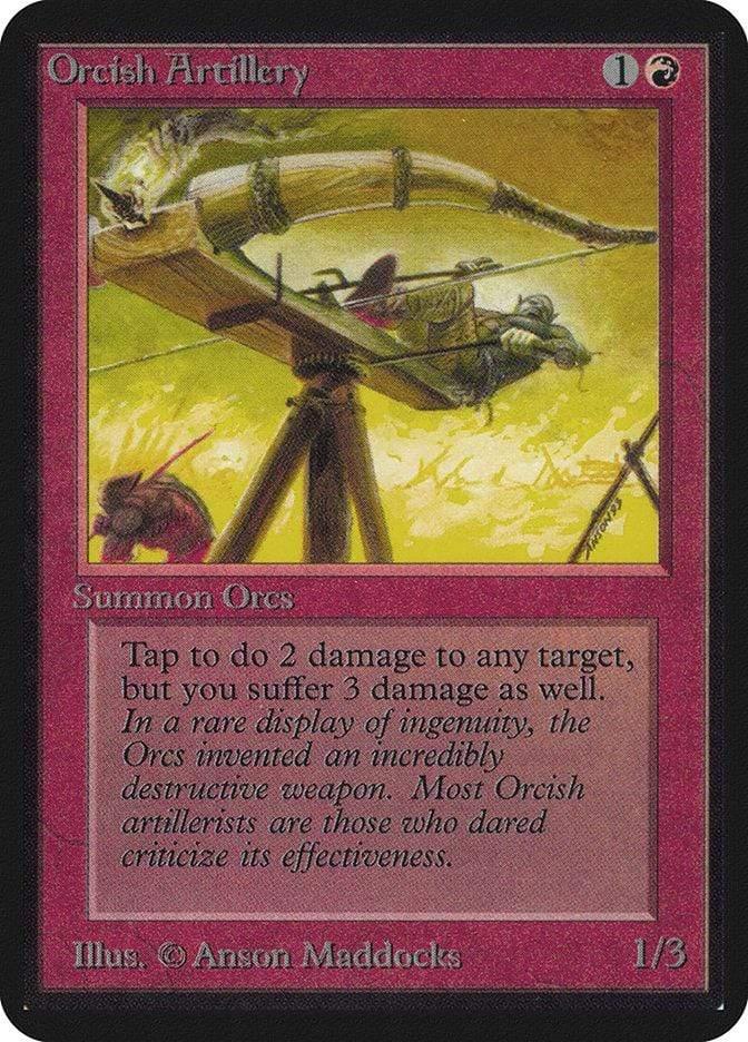 Magic: The Gathering MTG Single Orcish Artillery [Limited Edition Alpha]
