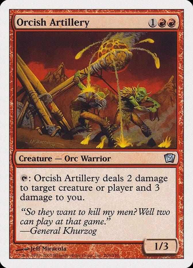 Magic: The Gathering MTG Single Orcish Artillery [Ninth Edition]