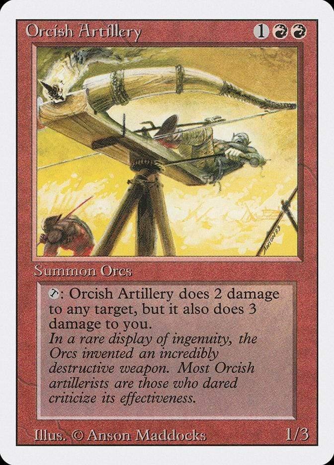 Magic: The Gathering MTG Single Orcish Artillery [Revised Edition]