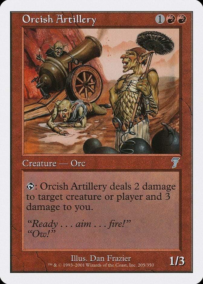 Magic: The Gathering MTG Single Orcish Artillery [Seventh Edition]