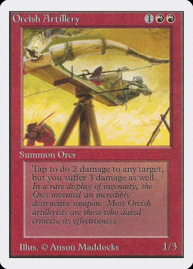 Magic: The Gathering MTG Single Orcish Artillery [Unlimited Edition]