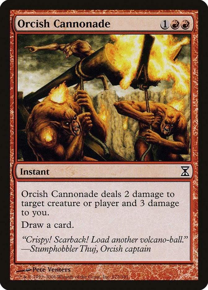 Magic: The Gathering MTG Single Orcish Cannonade [Time Spiral]
