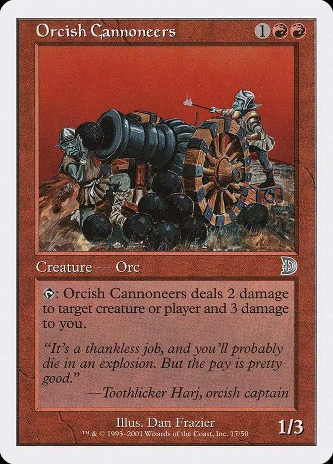 Magic: The Gathering MTG Single Orcish Cannoneers [Deckmasters]
