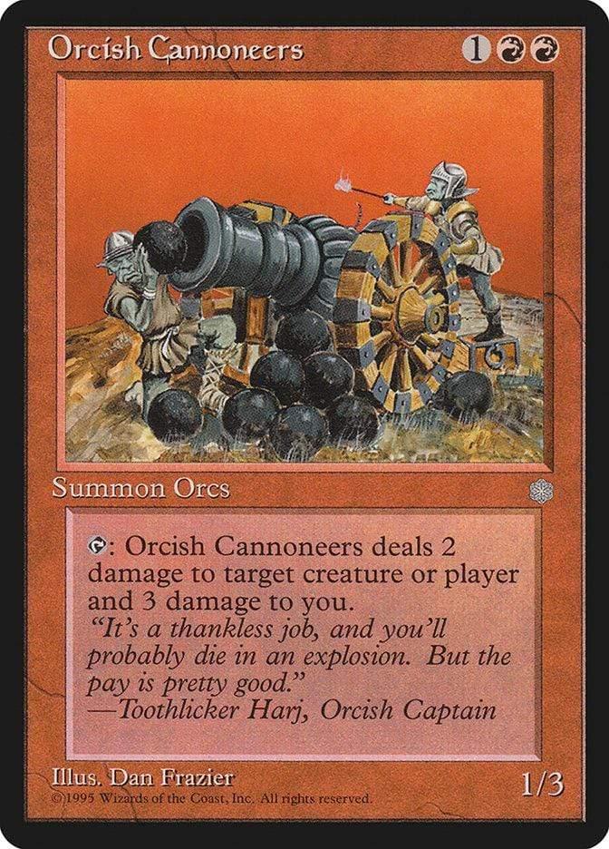 Magic: The Gathering MTG Single Orcish Cannoneers [Ice Age]