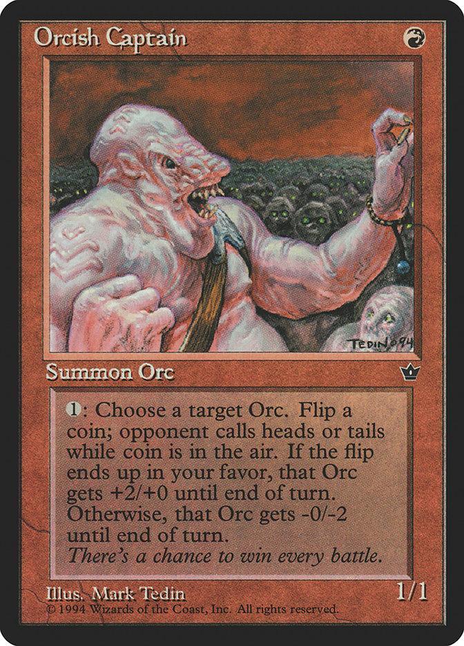 Magic: The Gathering MTG Single Orcish Captain [Fallen Empires]