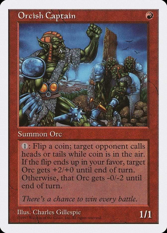 Magic: The Gathering MTG Single Orcish Captain [Fifth Edition]