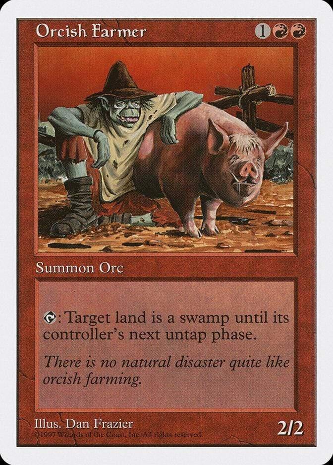 Magic: The Gathering MTG Single Orcish Farmer [Fifth Edition]