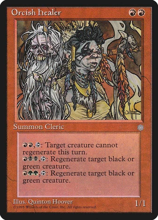 Magic: The Gathering MTG Single Orcish Healer [Ice Age]