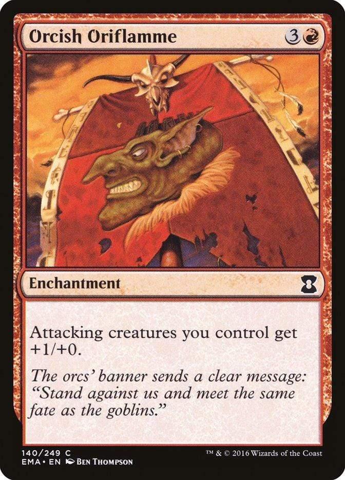 Magic: The Gathering MTG Single Orcish Oriflamme [Eternal Masters]