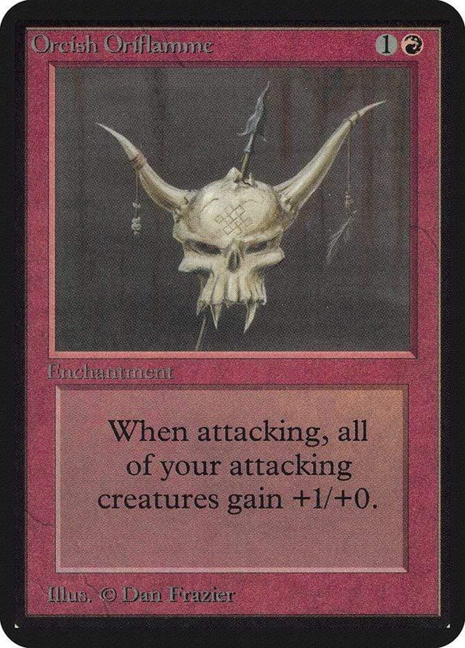 Magic: The Gathering MTG Single Orcish Oriflamme [Limited Edition Alpha]