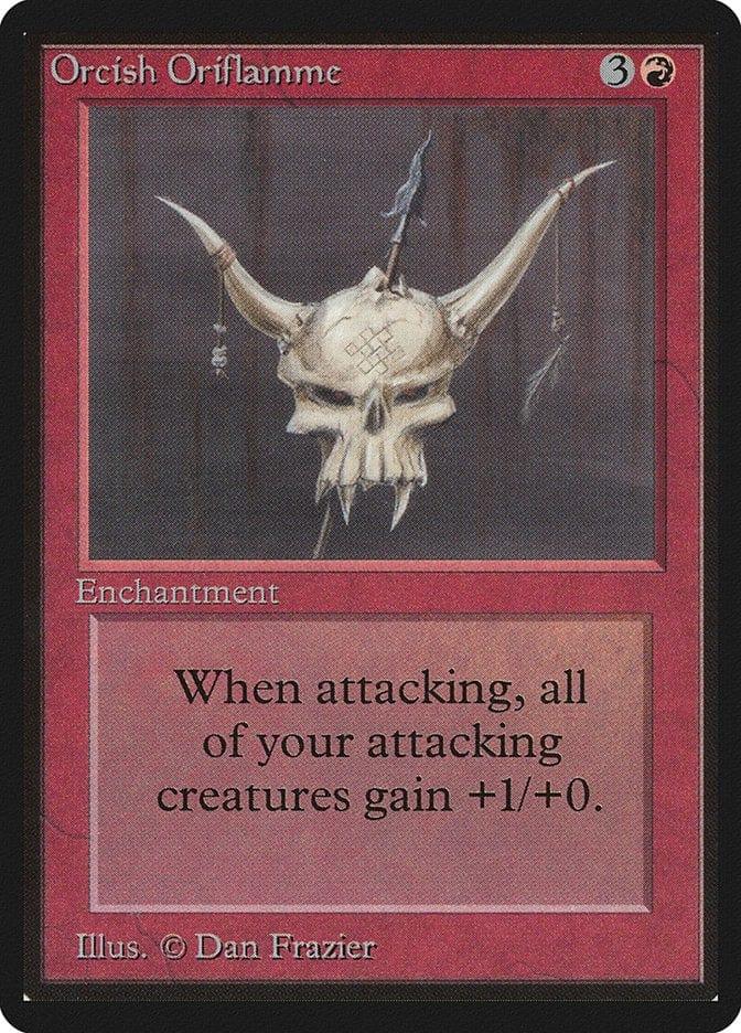 Magic: The Gathering MTG Single Orcish Oriflamme [Limited Edition Beta]