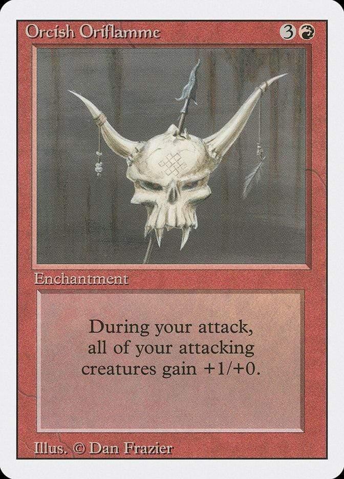 Magic: The Gathering MTG Single Orcish Oriflamme [Revised Edition]