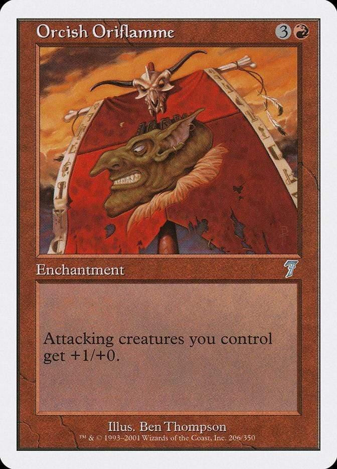 Magic: The Gathering MTG Single Orcish Oriflamme [Seventh Edition]